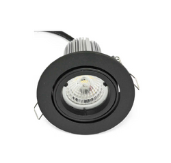 Prolux DL67BK Black round halogen MR16