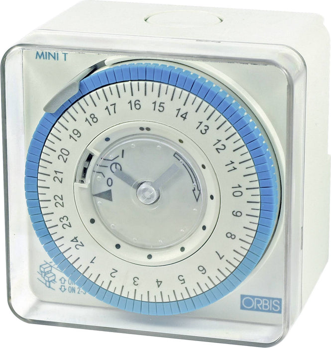 Orbis Time Switch Analog 24Hr Multi Mount 230VAC Res
