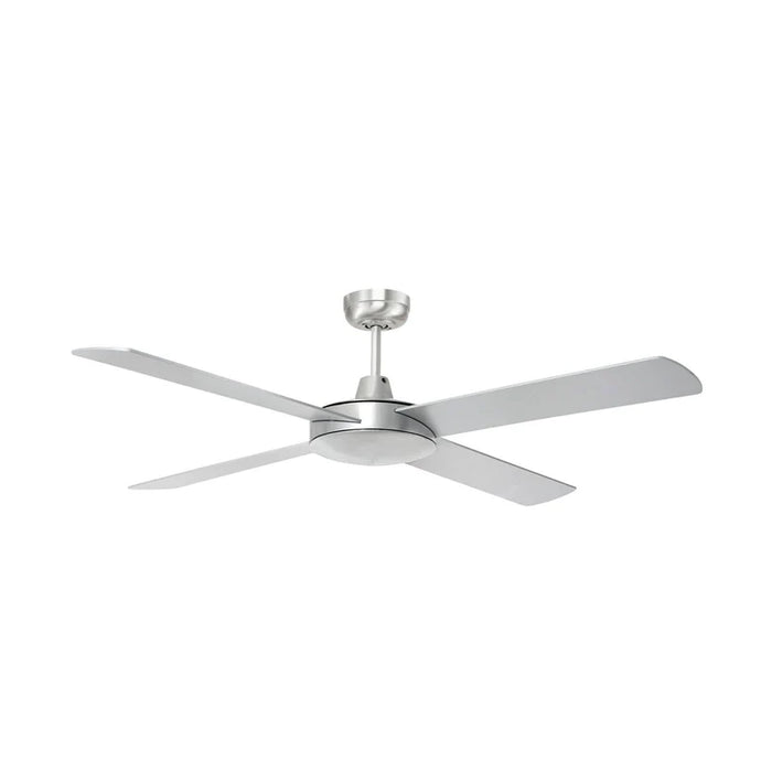 BRILLIANT TEMPEST 52' CEILING FAN-BRUSHED ALUM WITH SILVER BLADES