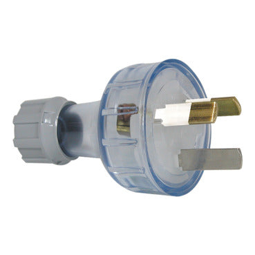 Clipsal Plug 3pin 10A safety clear
