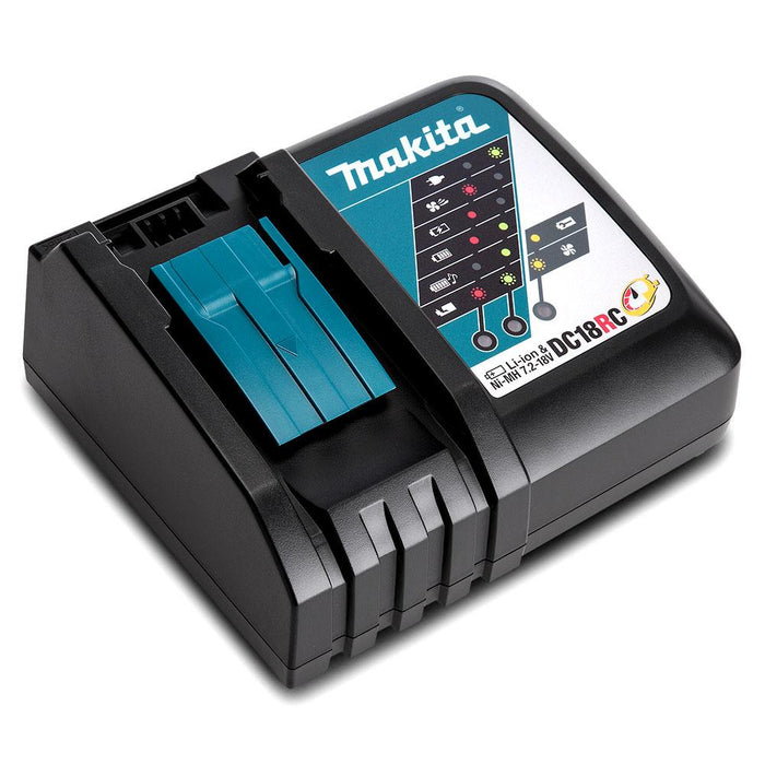 Makita Li-on Fast Battery Charger Model DC18RC 7.2V-18V