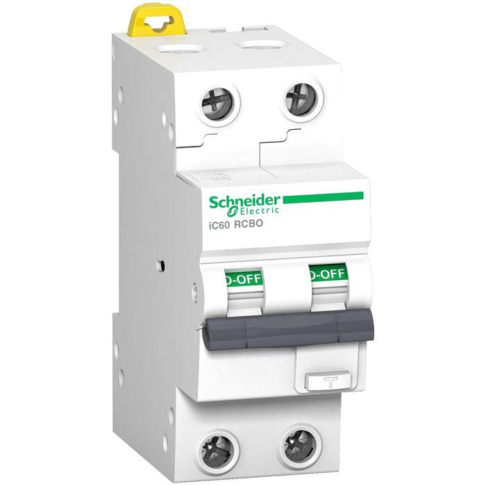 Schneider Electric A9 iC60 RCBO 2P C 25A 30mA A-SI 10000A