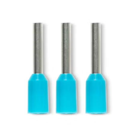 Klein Alco Bootlace Terminal Insulated Blue 0.75mm X8mm Pk500