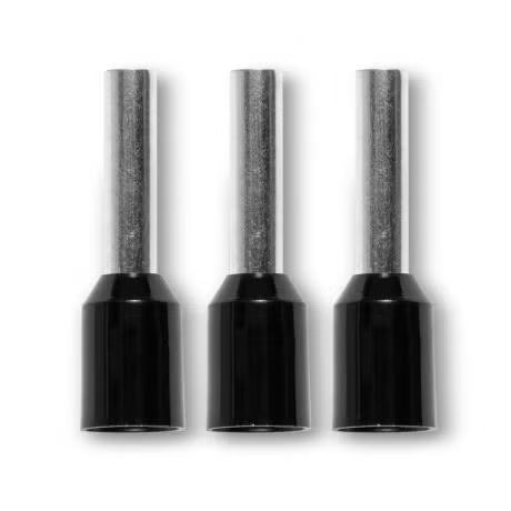 Klein Alco Bootlace Terminal Insulated Black 1.5mm X8mm Pk500