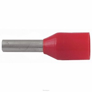 Klein Alco Bootlace Terminal Insulated Red 95mm X25mm Pk5