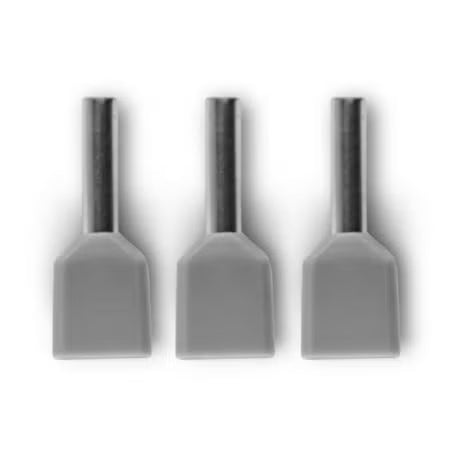 Klein Alco Bootlace Twin Terminal Insulated Grey 2X0.75mm /100