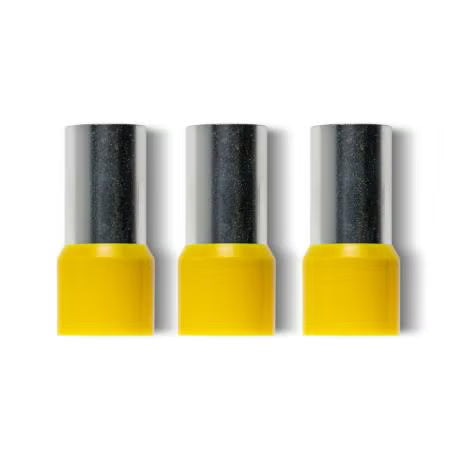 Klein Alco Bootlace Terminal Insulated Yellow 70mm X21mm Pk7