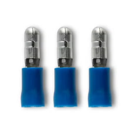 Klein Alco Bullet Male Terminal Insulated 1.5-2.5 Blue Pk100