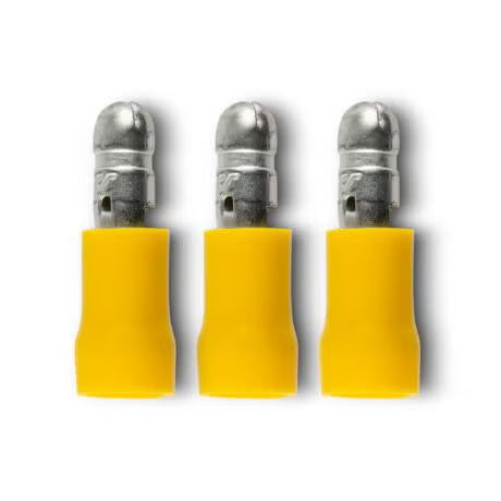 Klein Alco Bullet Male Terminal Insulated 2.5-6 Yellow Pk50