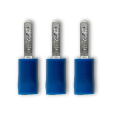 Klein Alco Flat Blade Terminal Insualted 1.5-2.5X10mm Blue /100