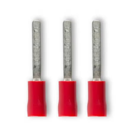 Klein Alco Flat Blade Terminal Insualted 0.5-1.5X18mm Red /100