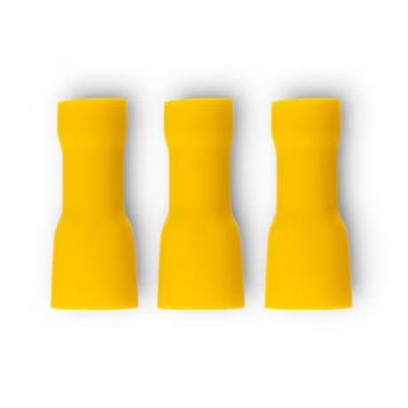 Klein Alco Female Q/C Full Insulated 4-6 Yellow Pk50