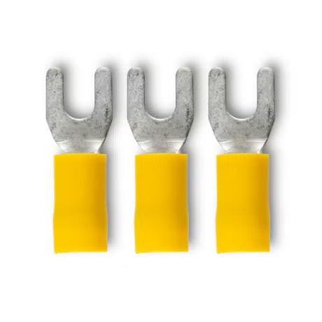 Klein Alco Fork Terminal Insulated 2.5-6 6mm Yellow Pk50