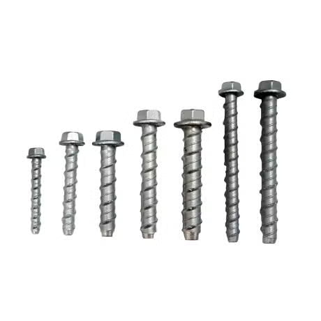 KLEIN ALCO HEX SCREW BOLT ANCHORS MECH GAL 10MM x60