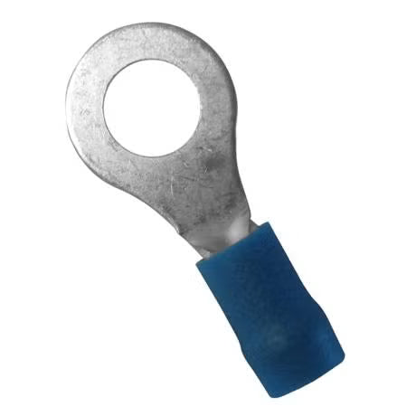 Klein Alco Ring Terminal Insulated 1.5-2.5 6mm Blue Pk100