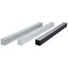 PROLUX LIGHT CHANNEL 2M SURFACE C/W DIFFUSER BLACK 2000