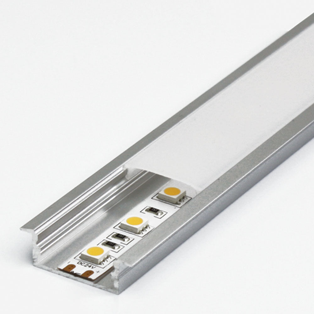 PROLUX LIGHT CHANNEL RECESS C/W DIFFUSER & END CAPS 2000X31X10 — Scott ...