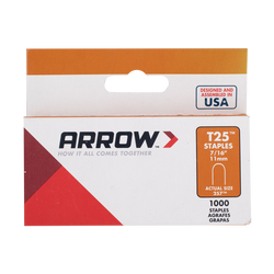 Arrow Staples 12mm T25 1000pc
