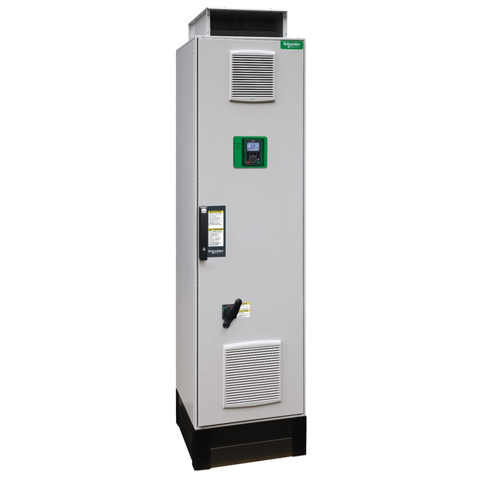 Schneider Variable speed drive, Altivar Process ATV900, floor standing ATV950, 200 kW, 400/440 V, w/o braking unit, IP54