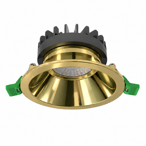 Eurotech Allure 2000 Fixed Downlight Low Glare 90Mm 60D CCT 8W Gold