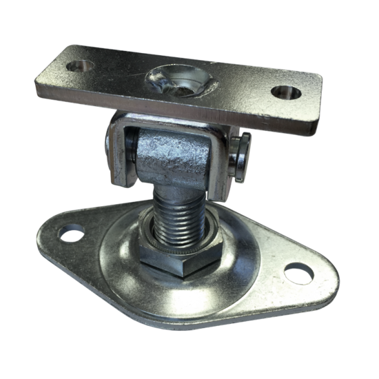 Arrowhead Swing Gate Hinge - Adjustable 70mm Wide & 20mm Thread