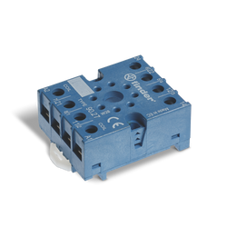 Finder 8 PIN SOCKET PANEL MTG, SOLDER PINS