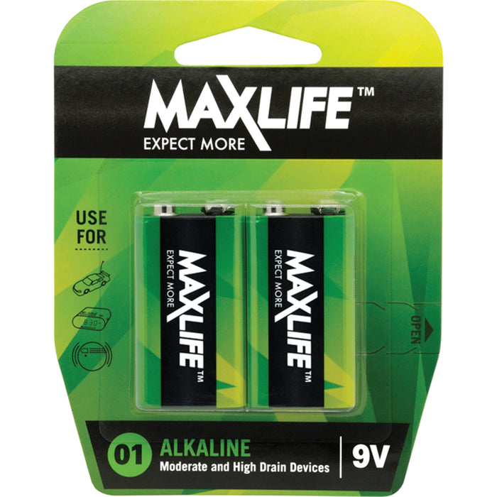 CDY MAXLIFE 9V Alkaline 2 Pack