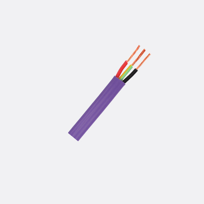 Tycab BED3G05-VL 1.5mm Three Core Non Migratory TPS - Violet