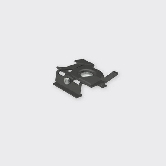 Bright Light Track T-Bar Mount Black