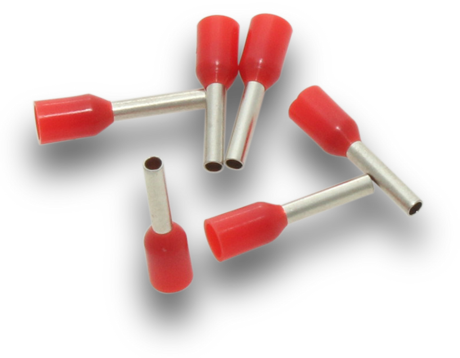 Elecsupp Terminal end 1.0mm Red S