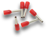 Elecsupp Terminal end 1.0mm Red S
