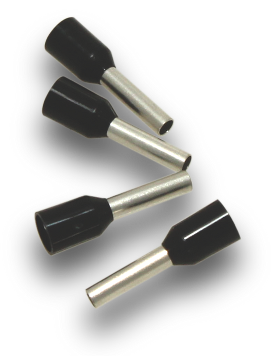 End Top Socket Elecsupp Terminal end 1.5mm Black 100 — Scott Electrical