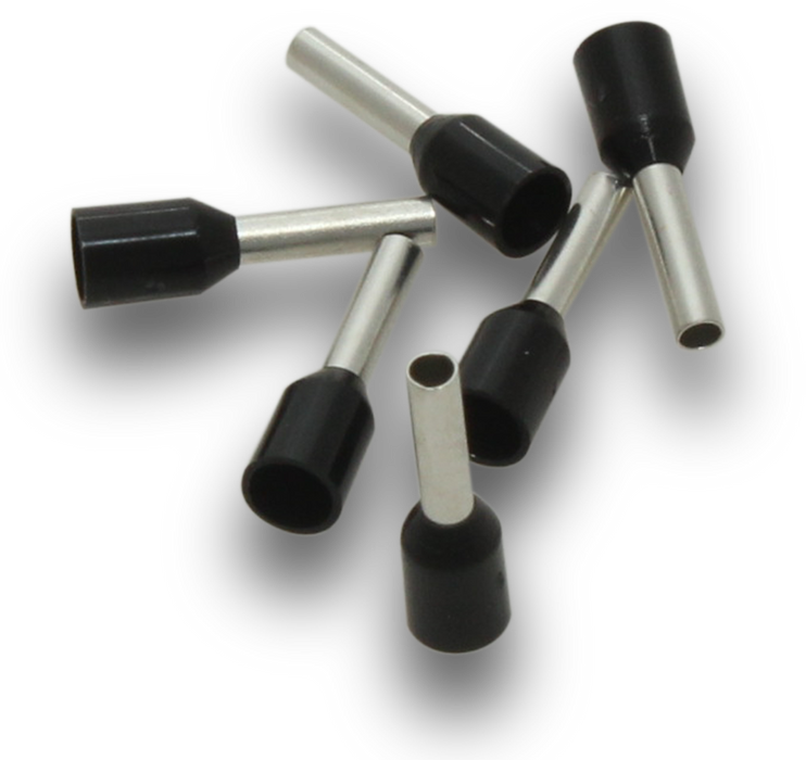 Terminal End Elecsupp Terminal end 1.5mm Black S — Scott Electrical