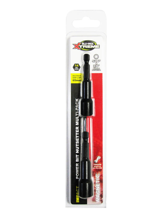 Blu-Mol Xtreme Impact Nutsetter Set (2 Pce) - 5/16" & 3/8" X 65mm