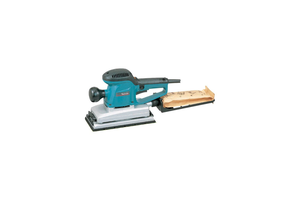 Makita Sander, finishing, dustless, 1/2 sheet, 330w, 4,000-1