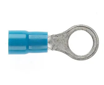 Cabac Ring Terminal 2.5mm Blue M6 20pc Blister