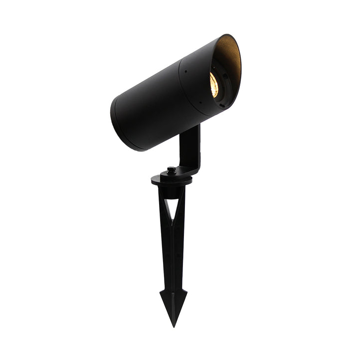 EUROTECH BULLET+ HOOD & MESH SPIKE SPOTLIGHT BLACK 3500K 24V DC LED 5W IP65