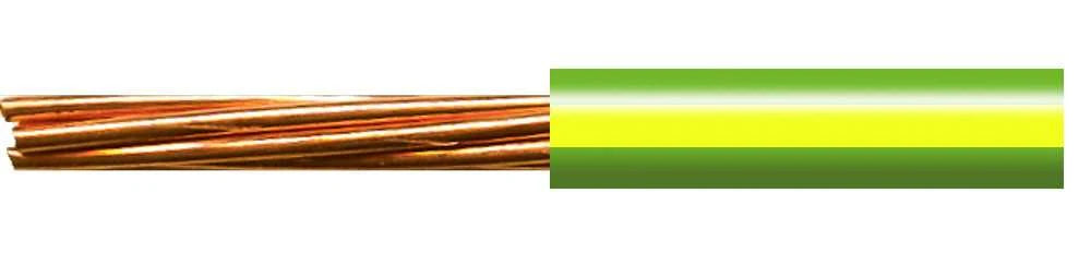 ICS 4mm Earth Wire Pvc Green Yellow