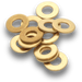 Elecsupp Washer brass 3/16in