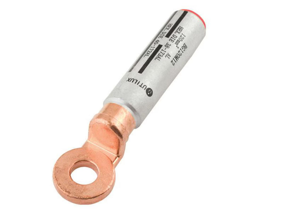 Utilux 240mm Bimetal Crimp Lug 10mm Stud