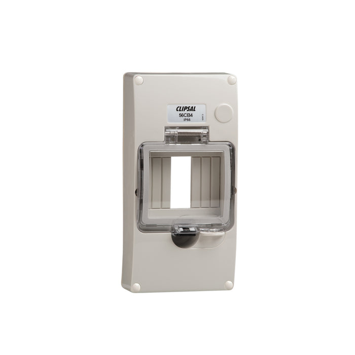 Pdl Din mount cover MCB/RCD Grey