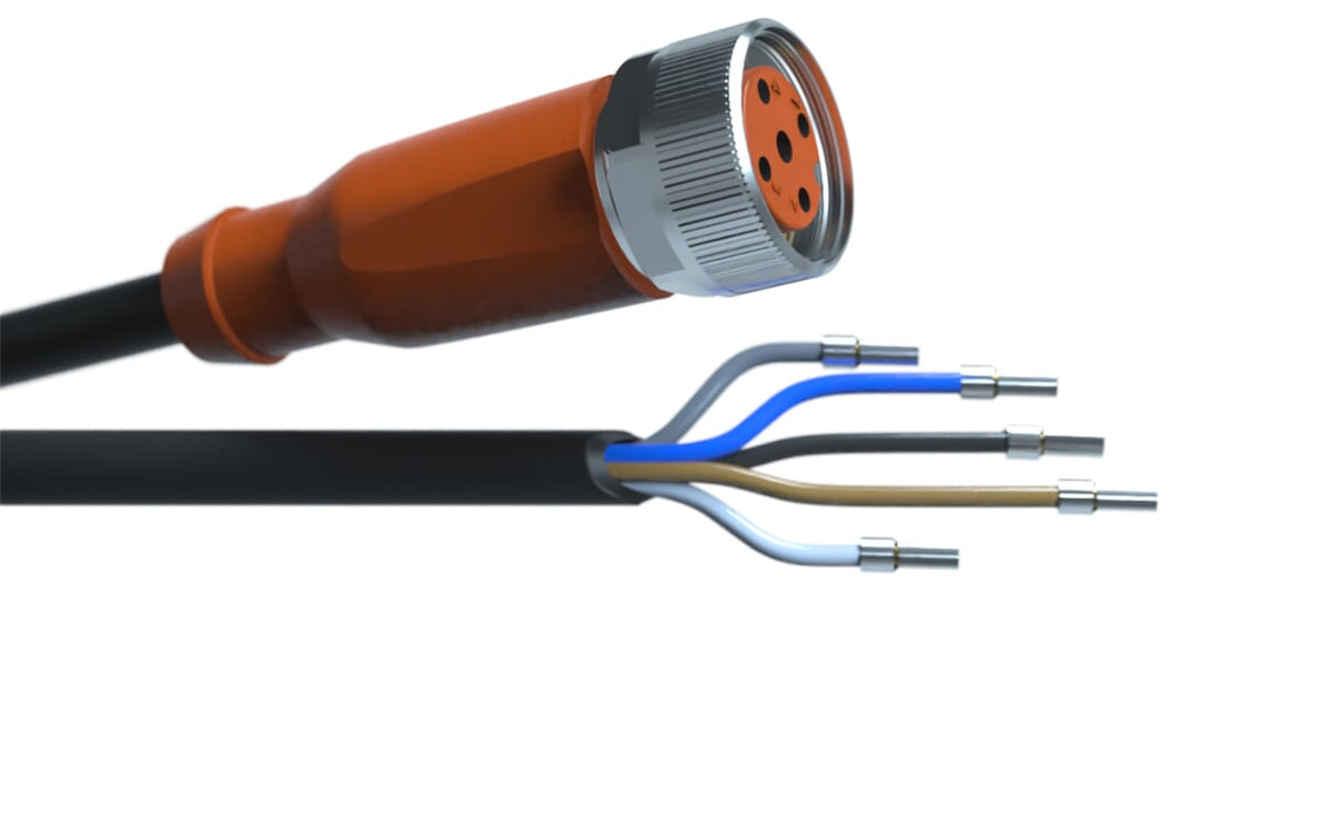 Micro Sensor Cable Microsonic SENSOR CABLE 5W M12 RT ANGLE 10M PUR — Scott Electrical