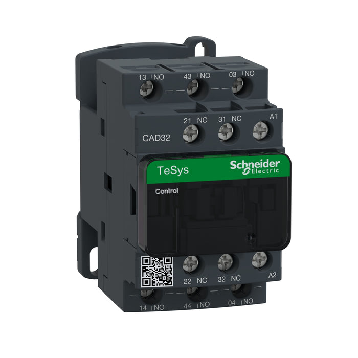 Schneider TeSys Deca control relay - 3 NO + 2 NC - <lt/>= 690 V - 240 V AC standard coil