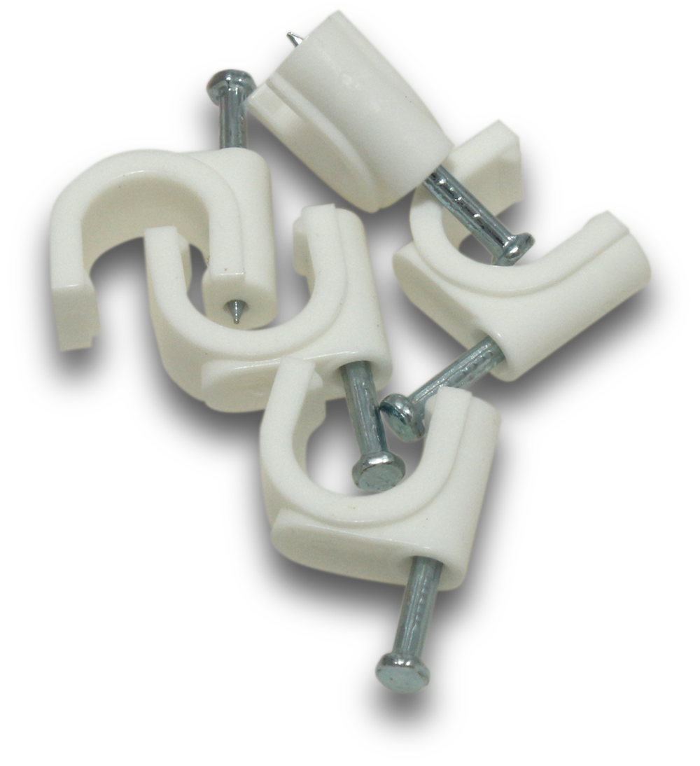 O Clips Pvc Elecsupp Clips pvc round 12mm — Scott Electrical