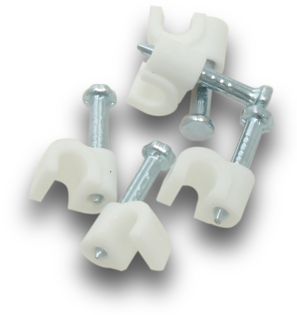 Elecsupp Clips pvc round 4.0mm — Scott Electrical