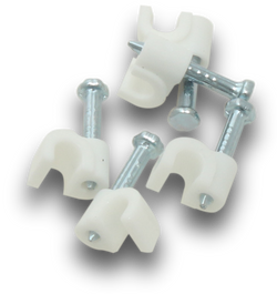 Elecsupp Clips pvc round 4.0mm