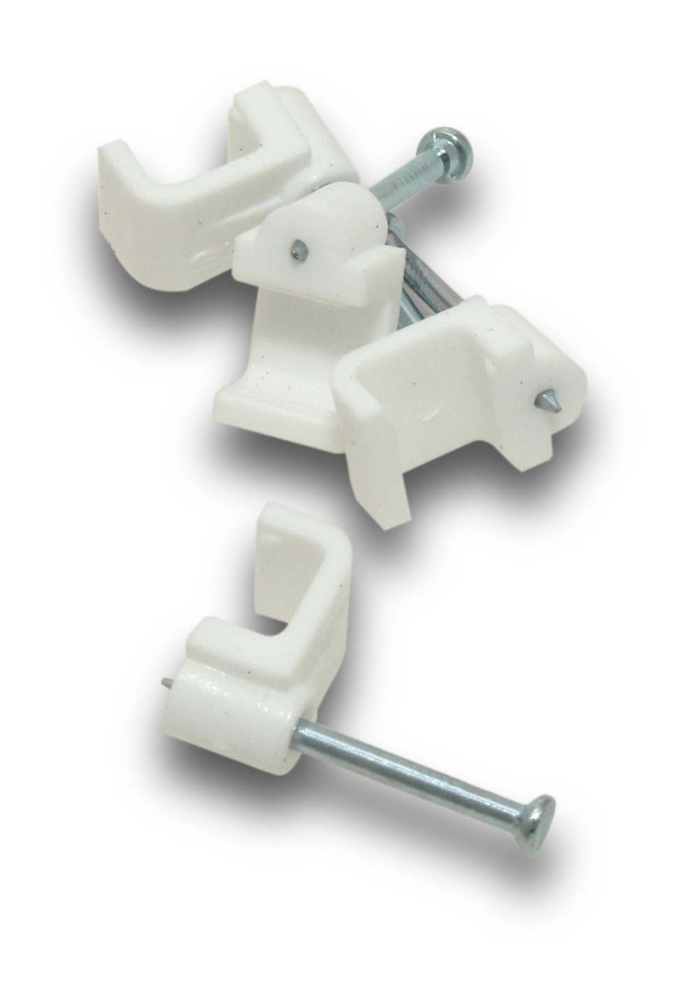 Pvc Dc Clip Elecsupp Clips pvc flat — Scott Electrical