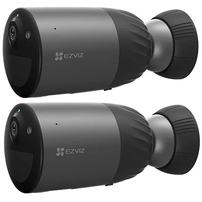 Ezviz 8MP (4K) 2-Pack BC1C Outdoor IP65 Security Camera Bundle