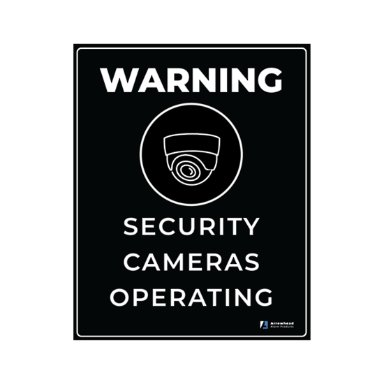 LARGE VIDEO WARNING SIGN 240x300mm (A4 size)