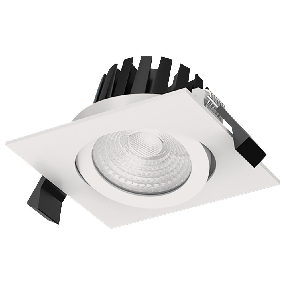 PROLUX LIGHT DOWNLIGHT 10W RECESSED CUT OUT 75 WHITE 3K 90X90X40 ...